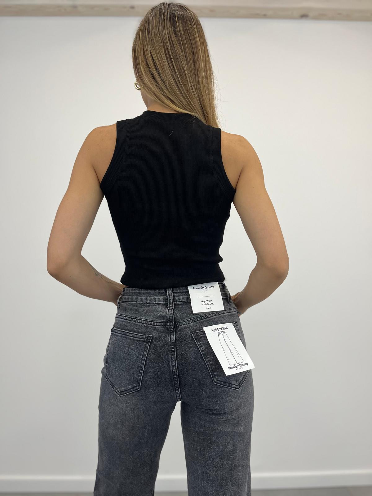 Top Basic Smanicato a Coste art. 5159
