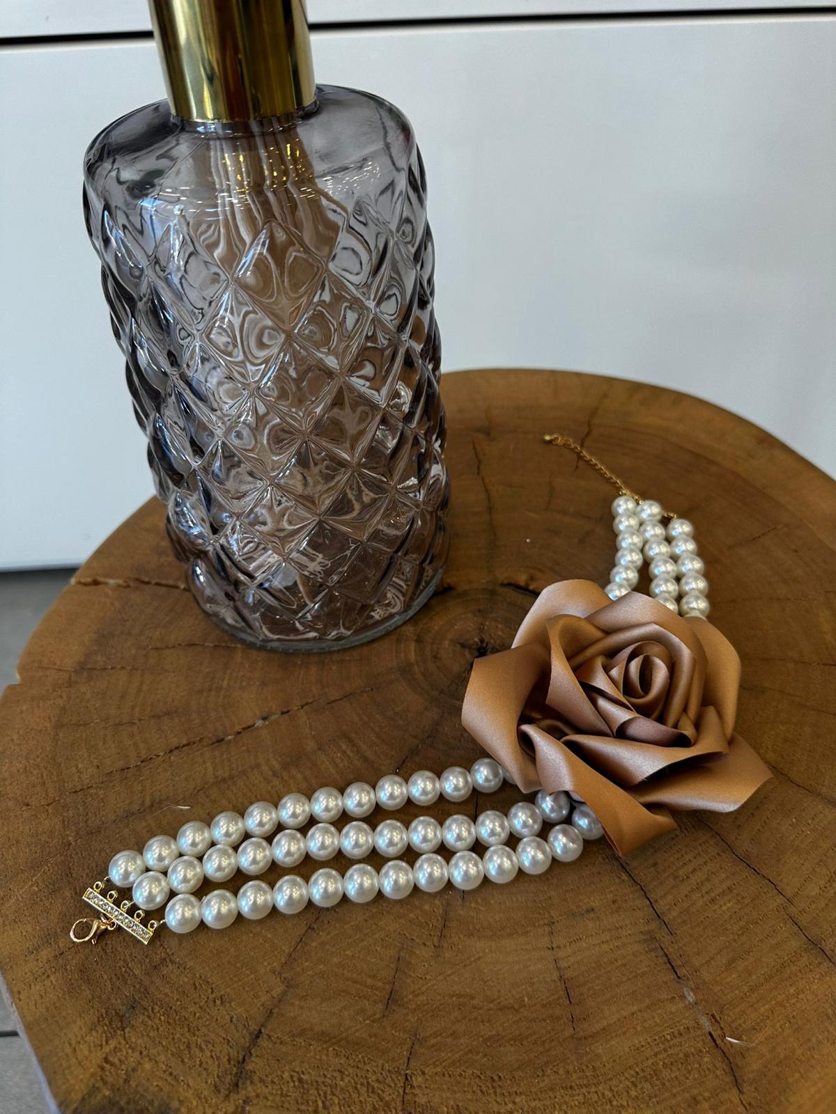 Chocker Perle & Fiore