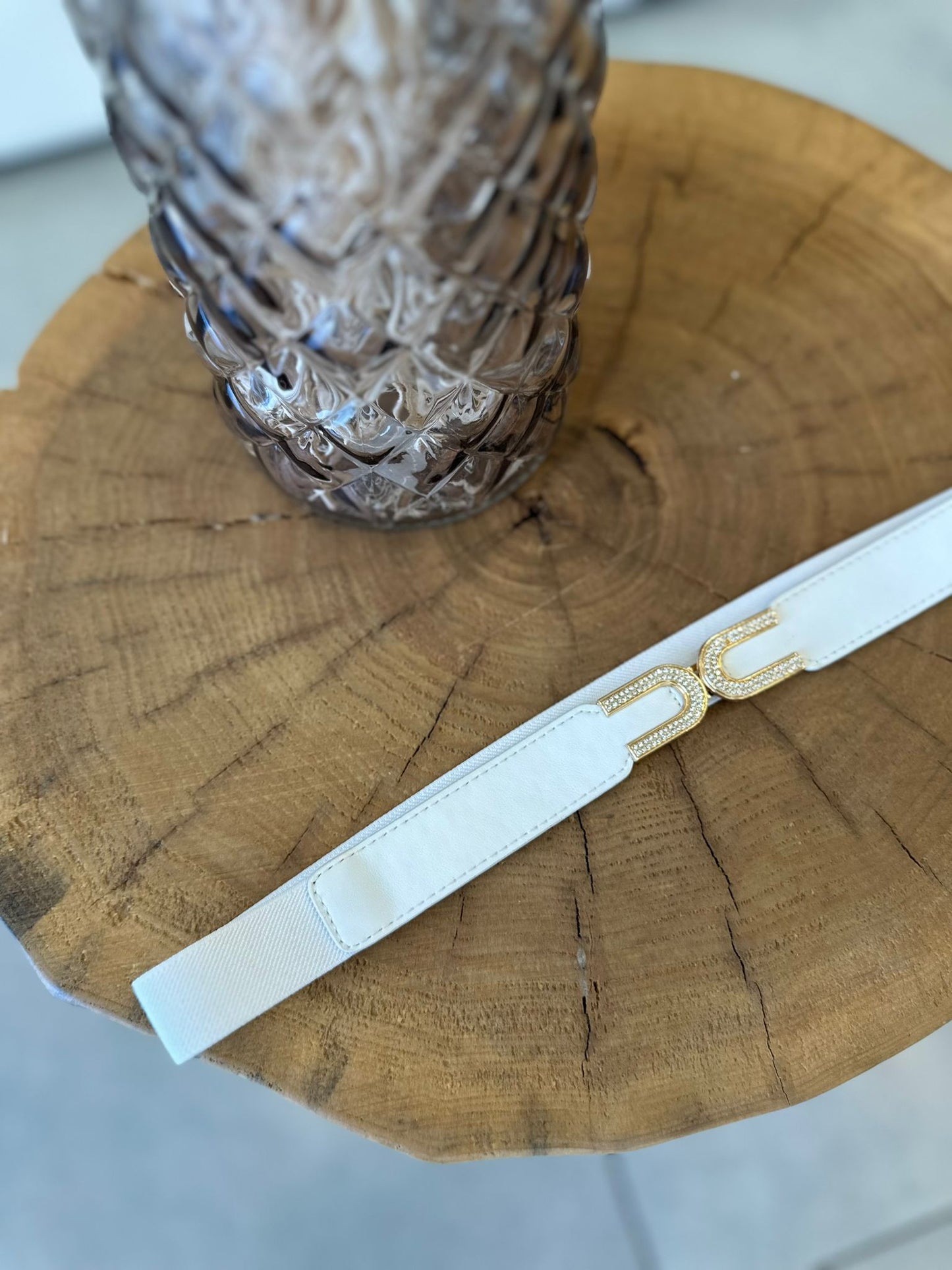Cintura con Fibbia MicroStrass