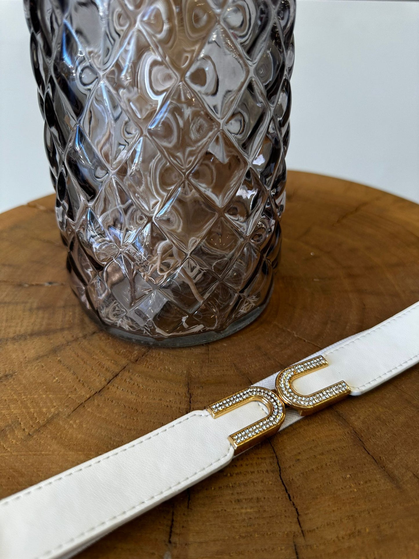 Cintura con Fibbia MicroStrass