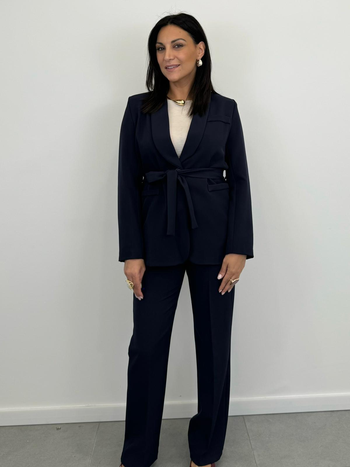 Tailleur Monia BLU NAVY art.20551