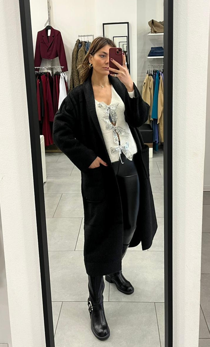 Cappotto Lungo Lana Cotta