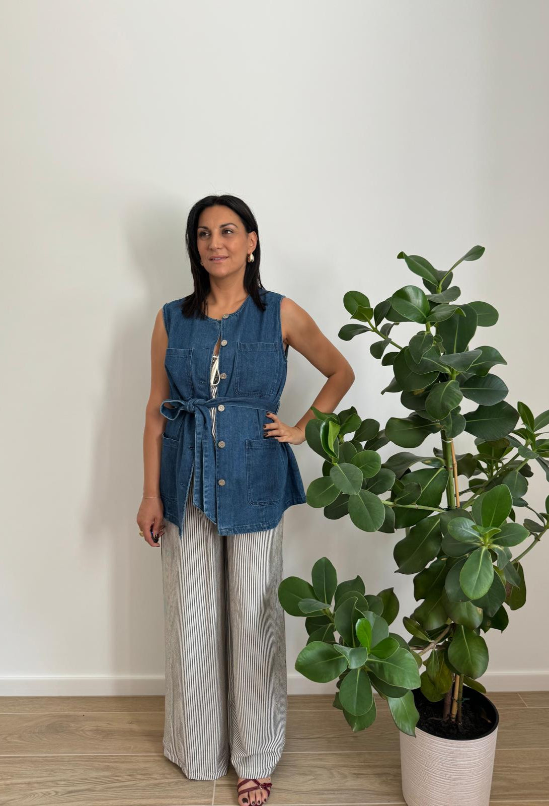 Gilet in Denim art. 11228