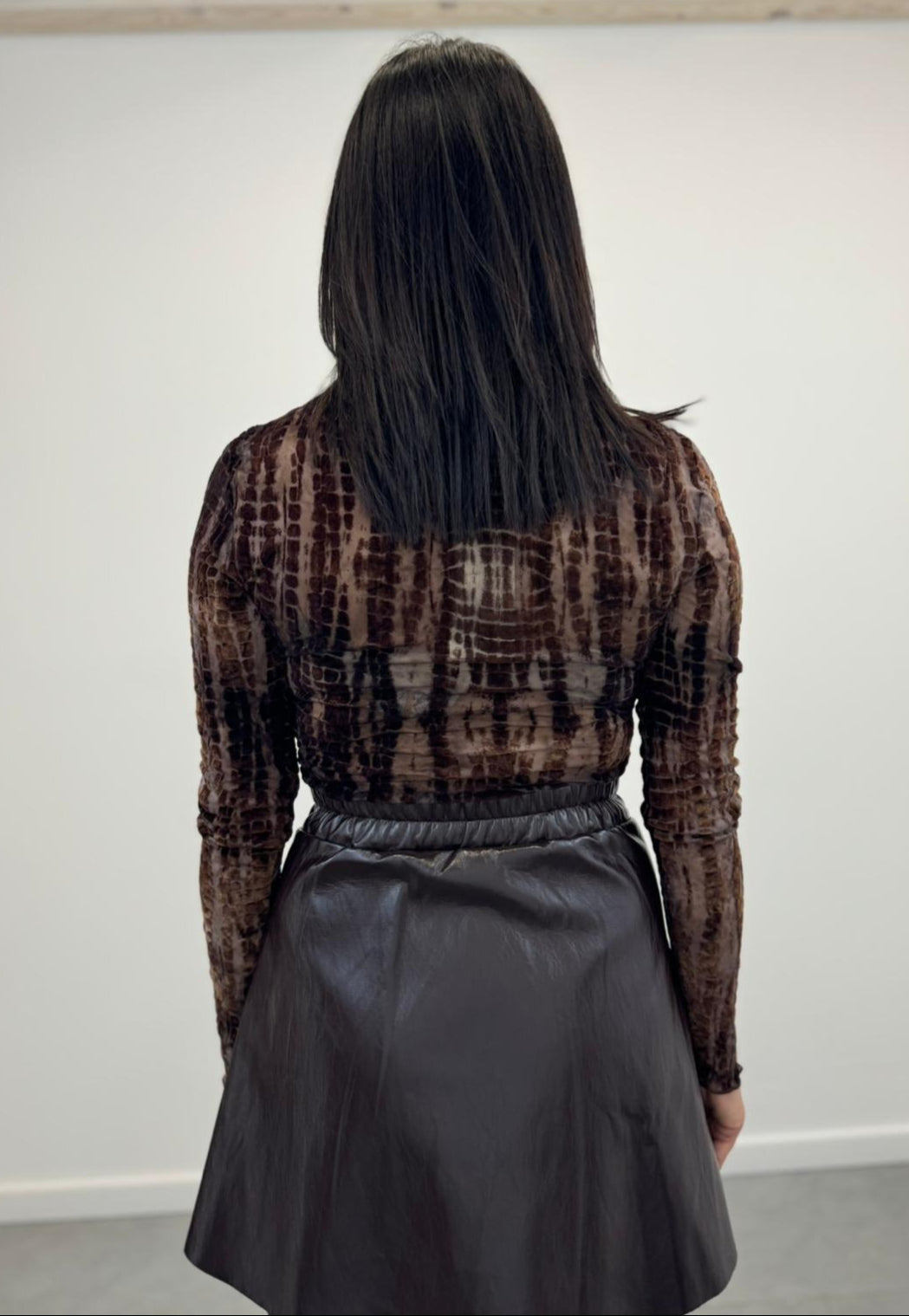 Maglia in trasparenza Velluto art.15367-5
