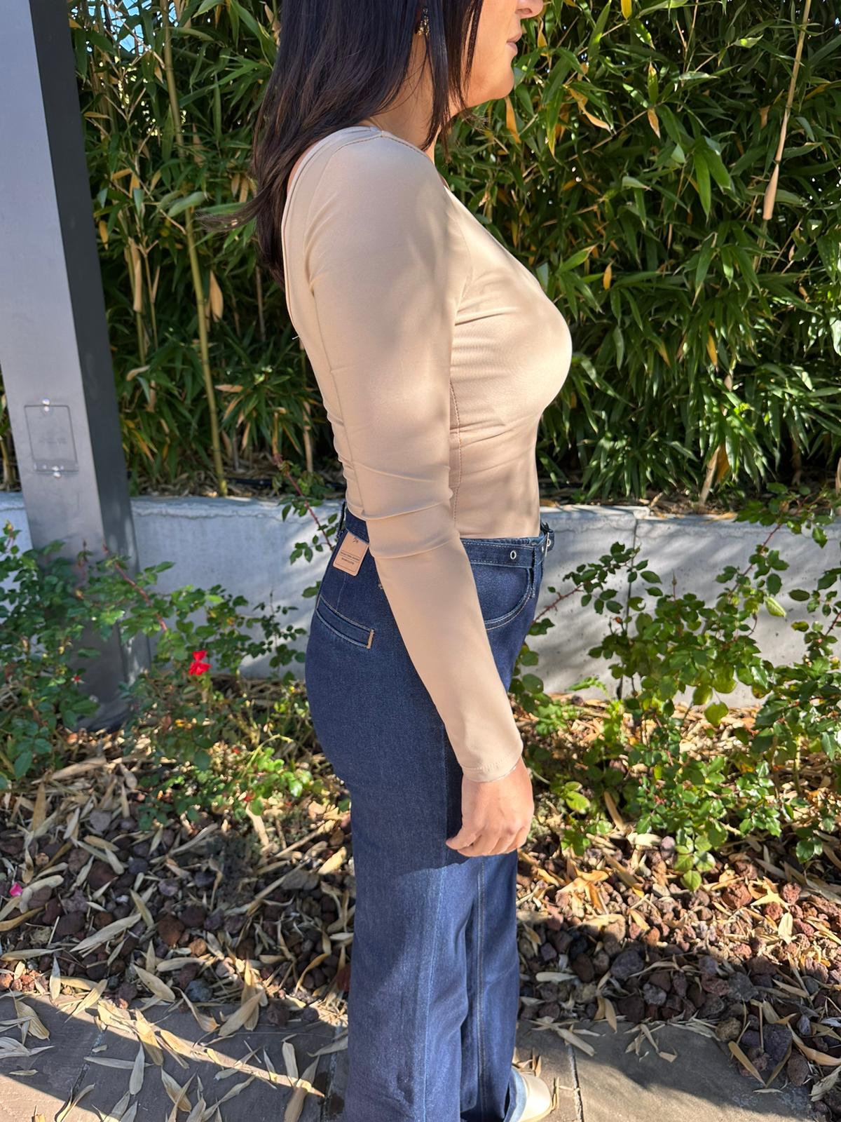 Body Lycra Scollo Rotondo