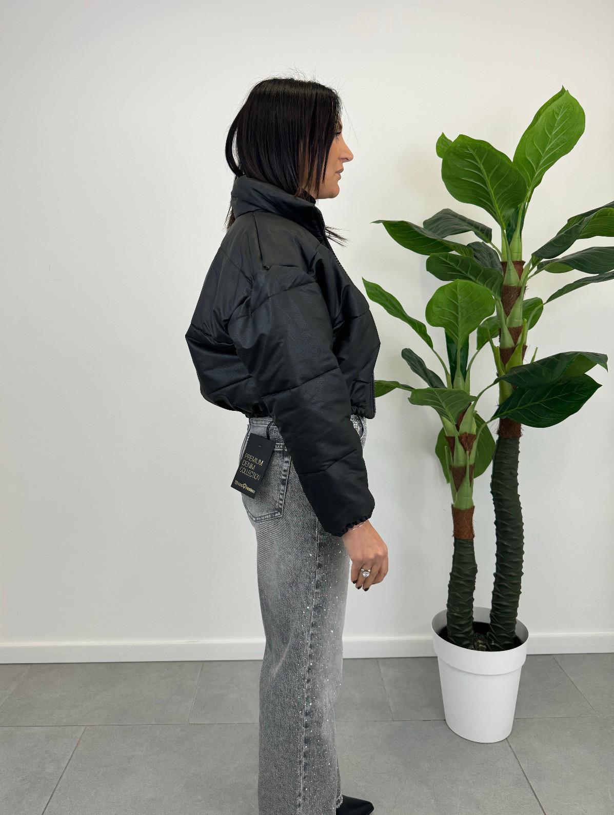 Bomber Kylie Ecopelle Nero