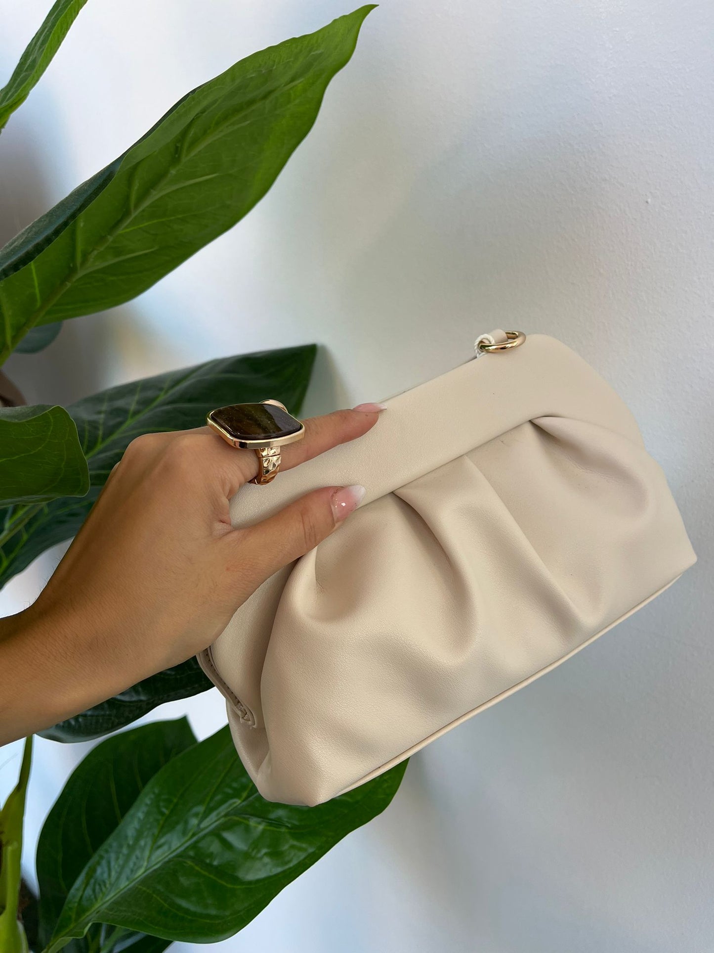 Pochette sacchetto beige art.2061