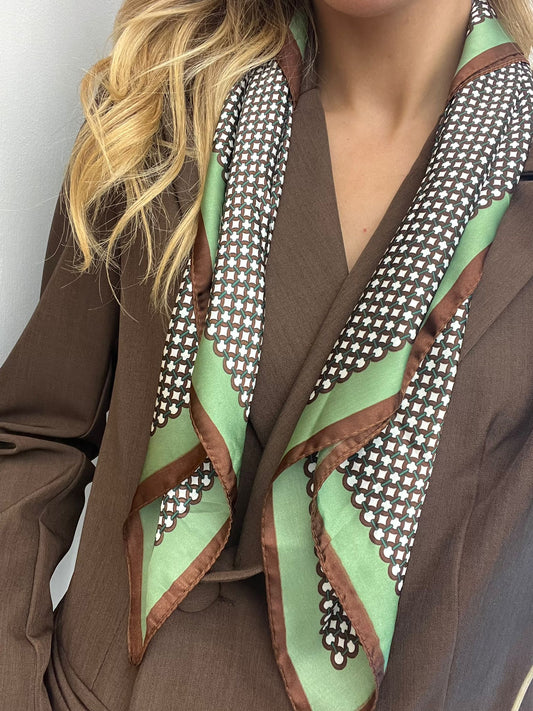 Foulard piccolo geometrico