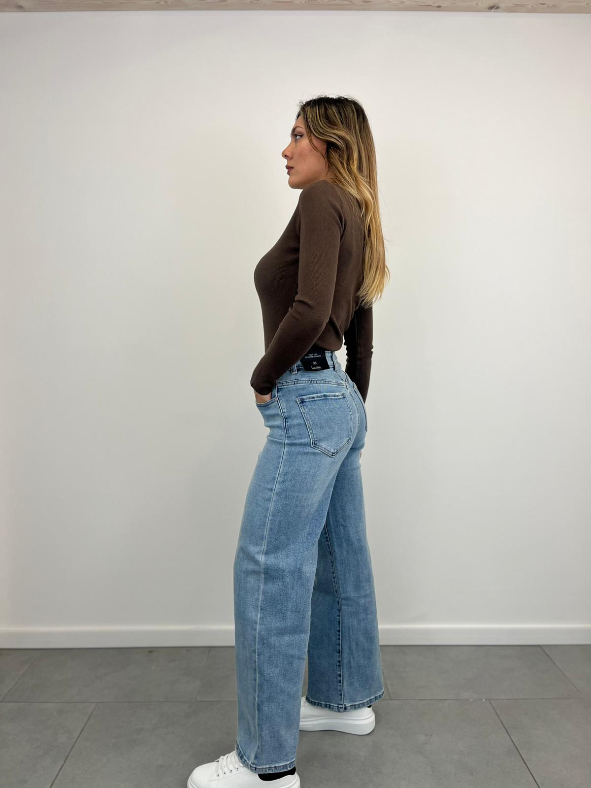Jeans Wide leg Laulia art. 399-10