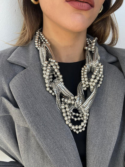 Collana Maxi Argento