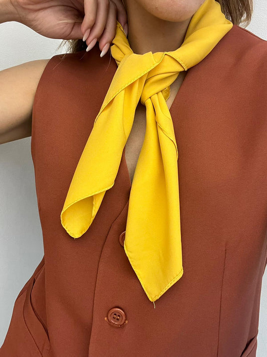 Foulard piccolo tinta unita