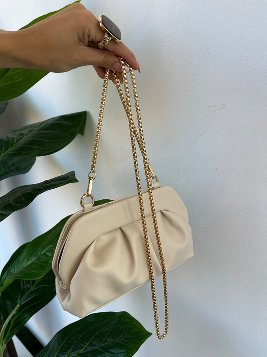 Pochette sacchetto beige art.2061