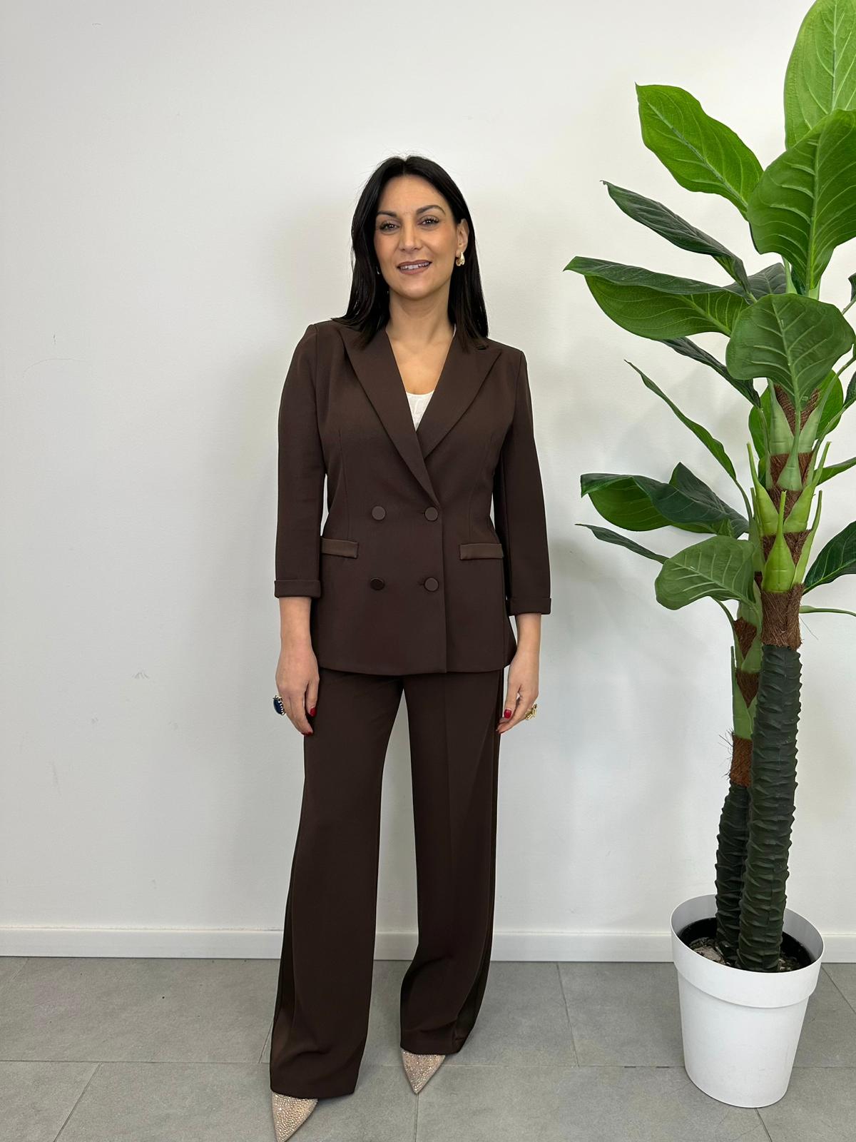 Giacca Eva MARRONE art. 26342