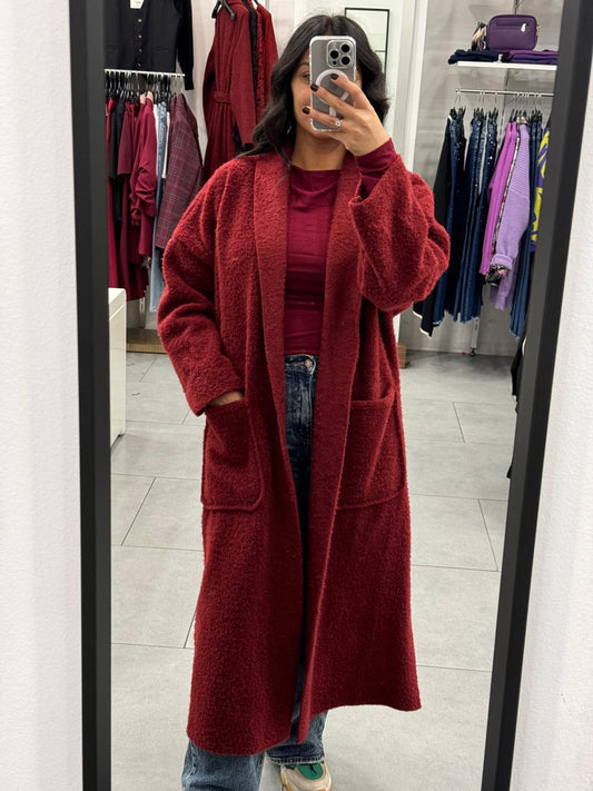 Cappotto Lungo Lana Cotta