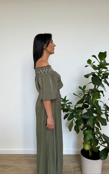 Coordinato con top scollo a barca art.903302