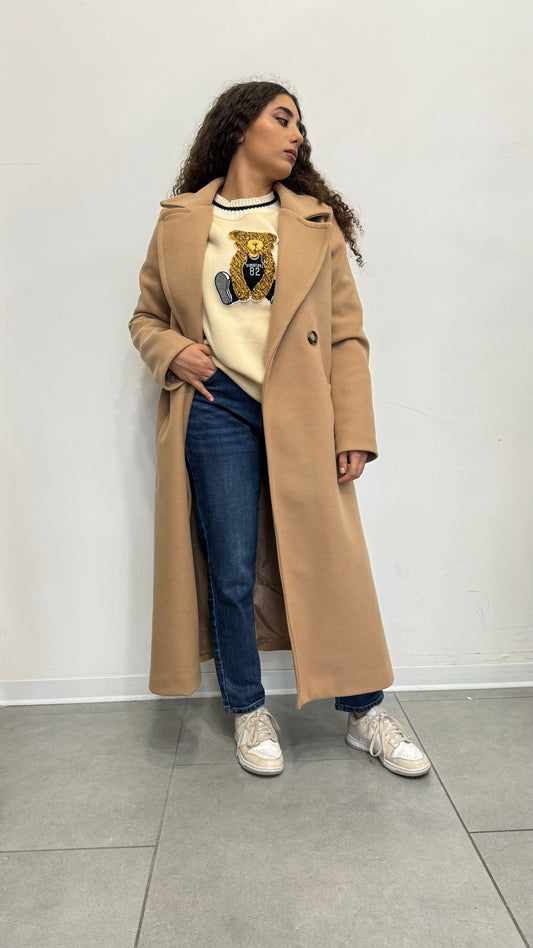 Cappotto Panno Con Cintura Art 2267