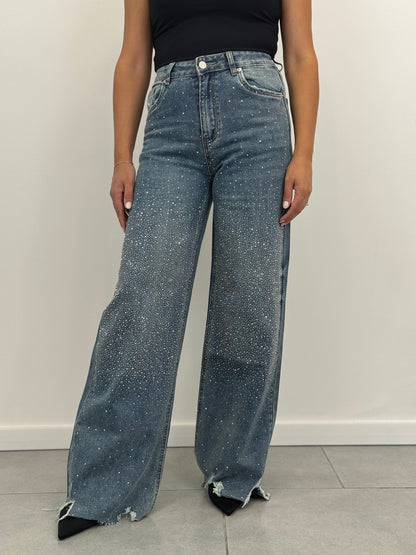 Jeans KATE con Strass art.743-2