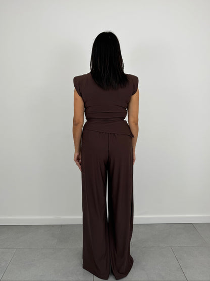 Coordinato Lycra MARRONE art.16251
