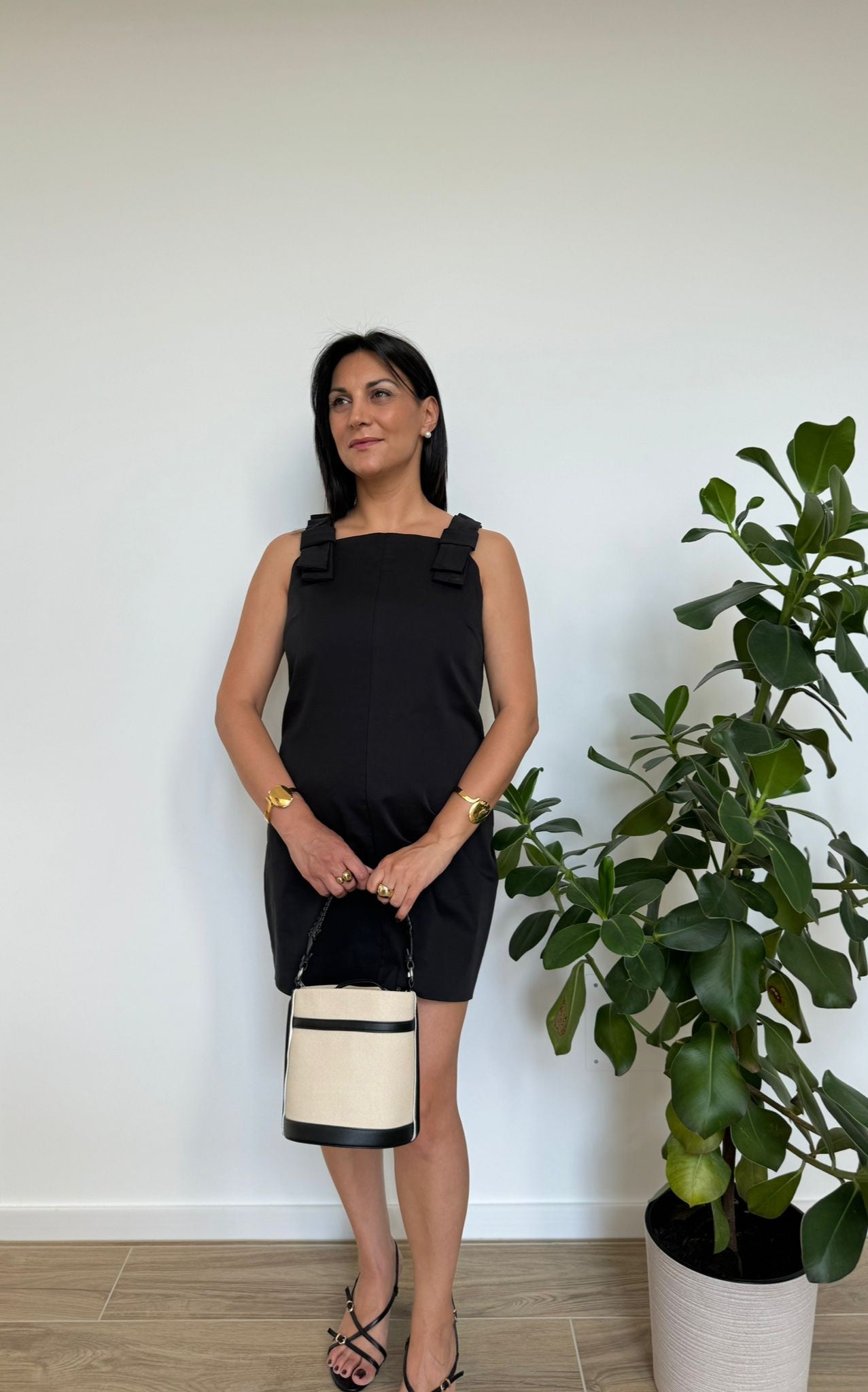 Tubino Lumina con Spalline Fiocco