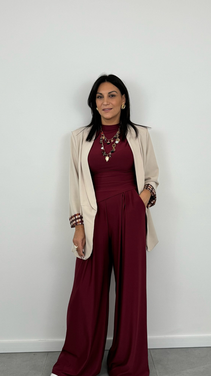 Coordinato Lycra BORDEAUX art.16251