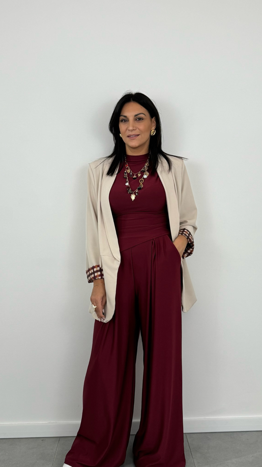 Coordinato Lycra BORDEAUX art.16251