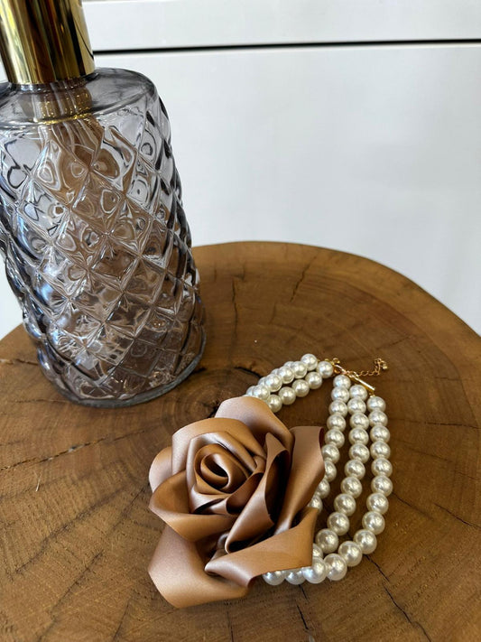 Chocker Perle & Fiore