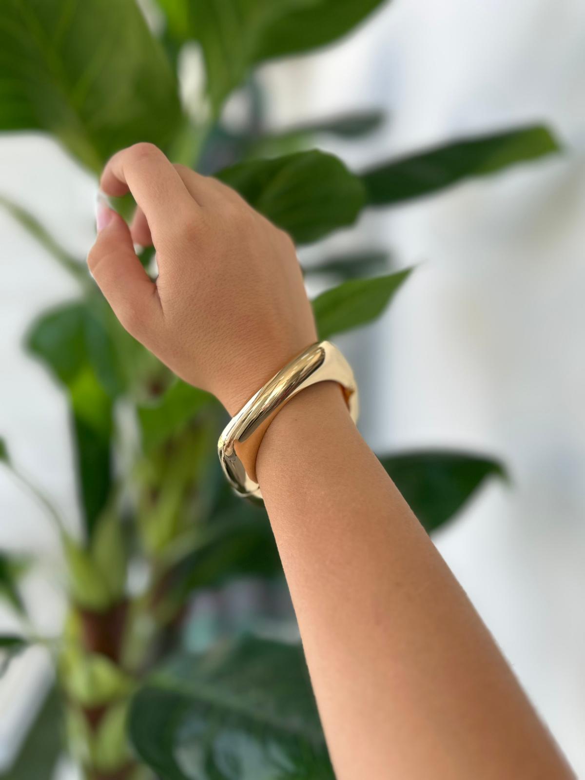 Bracciale Rigido Dorato