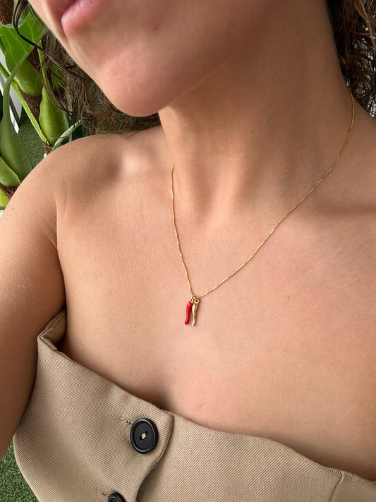 Collana Cornini Portafortuna