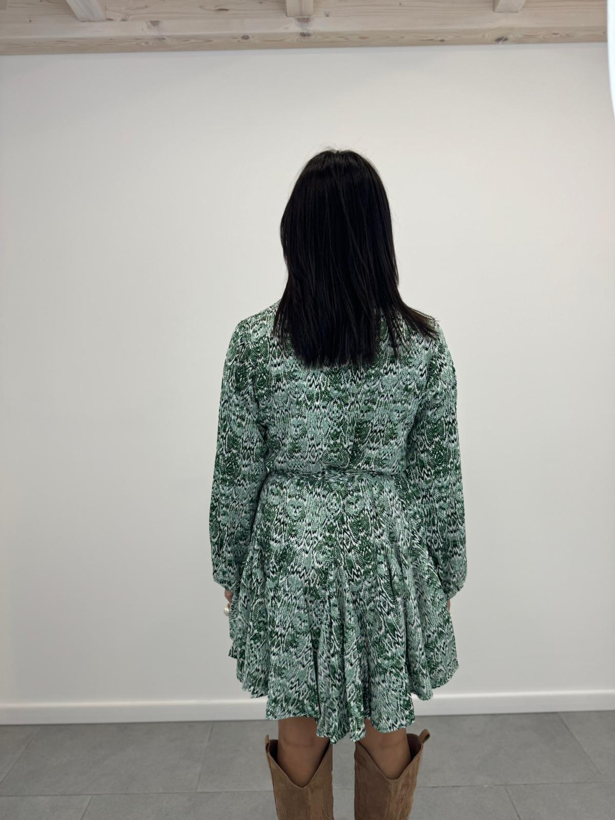 Abito Cecilia Verde art3071-12