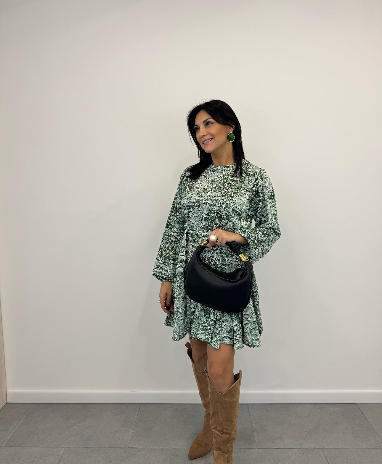 Abito Cecilia Verde art3071-12