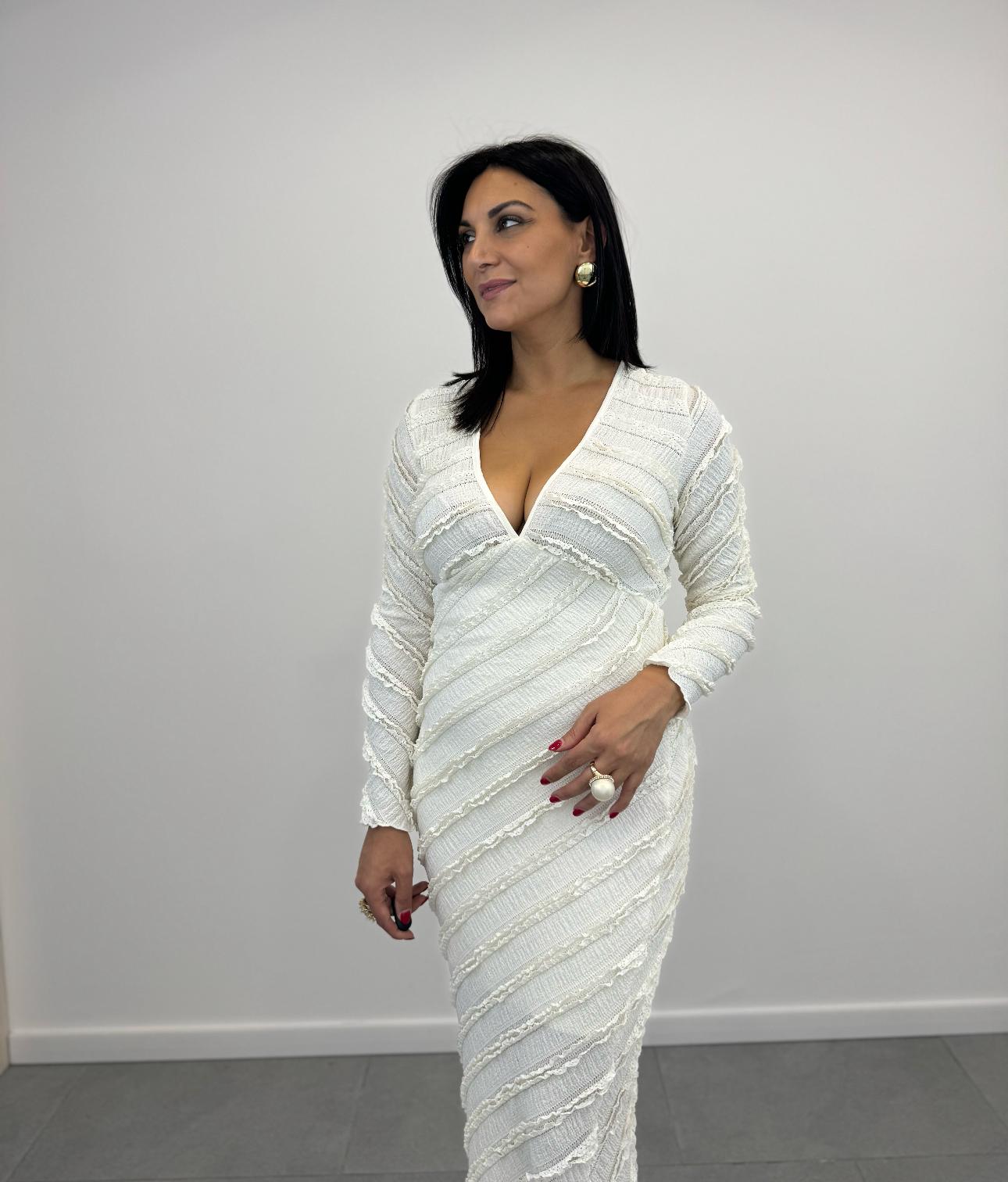 Abito Sirena Bianco art.25996