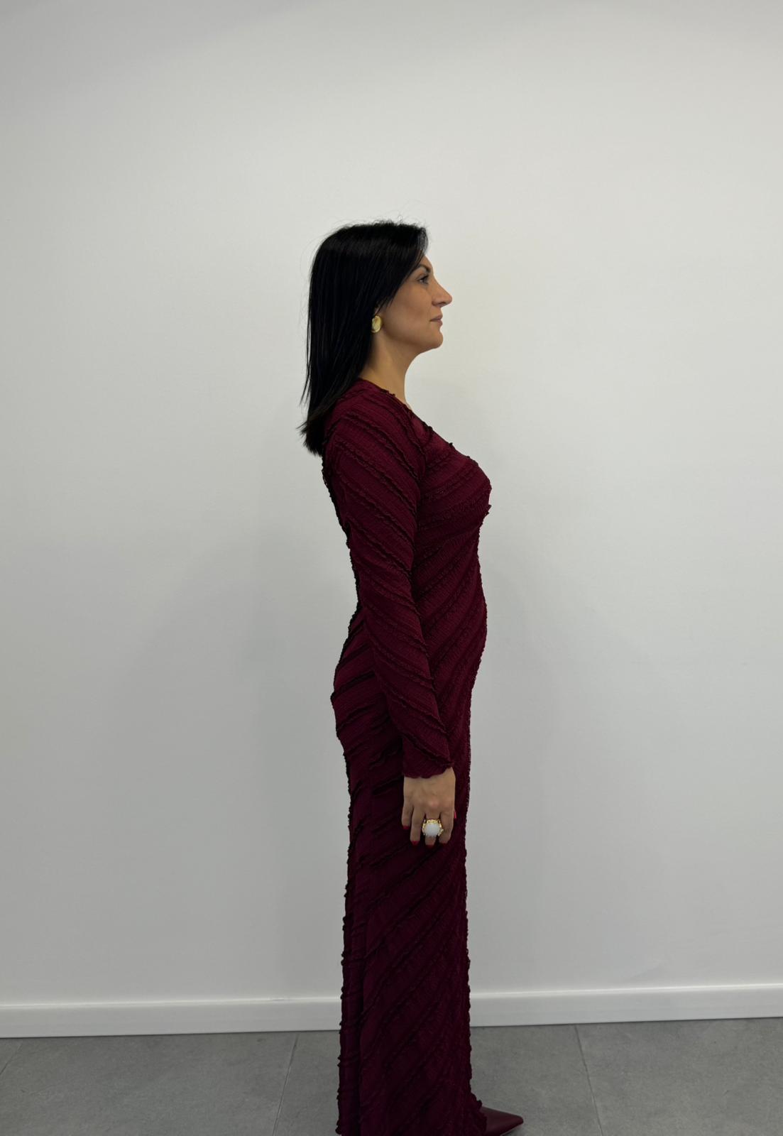 Abito Sirena Bordeaux art.25996