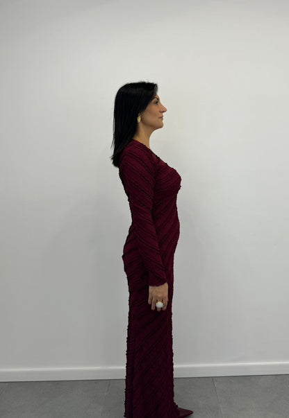 Abito Sirena Bordeaux art.25996