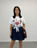 Short con Cintura in Pizzo art. 070
