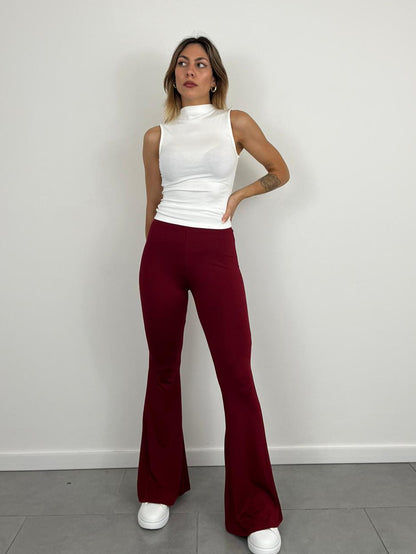 Top Basic Giromanica Bianco art.7079
