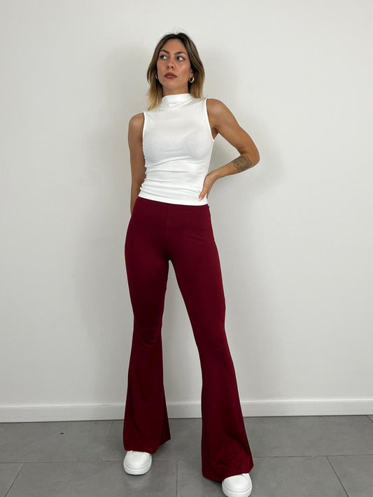 Top Basic Giromanica Bianco art.7079