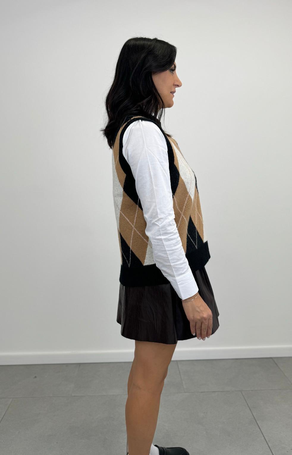 Gilet BRITISH - Camel art. 879