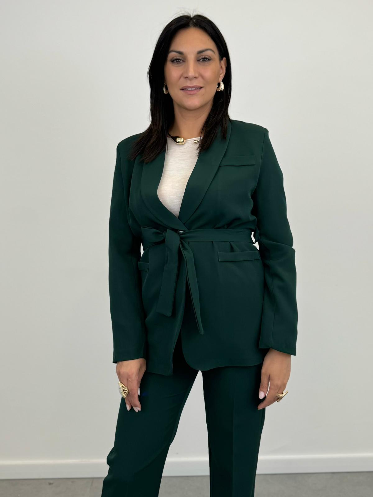 Tailleur Monia VERDE BOSCO art.20551