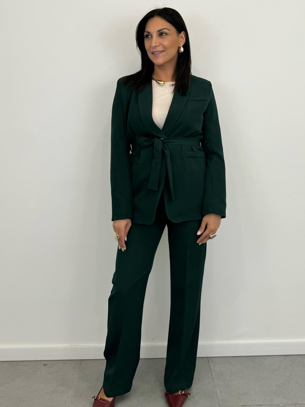 Tailleur Monia VERDE BOSCO art.20551