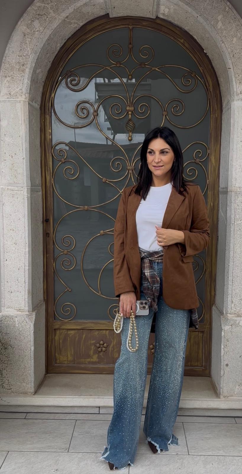 Giacca Amalia Scamosciata art.27575