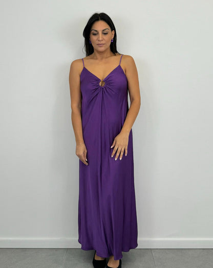 Abito Satin VIOLA art. 5720