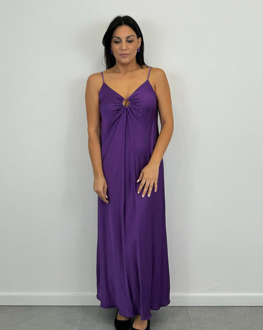 Abito Satin VIOLA art. 5720