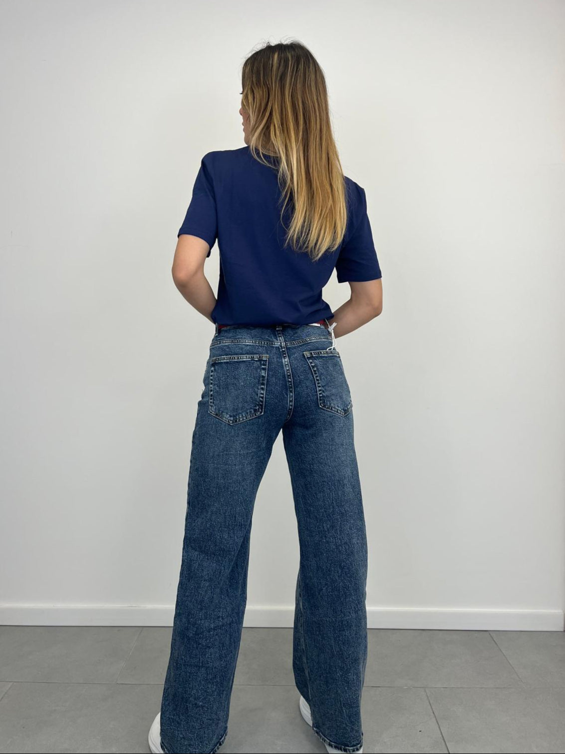 Jeans Palazzo Lavaggio Medio art.5088