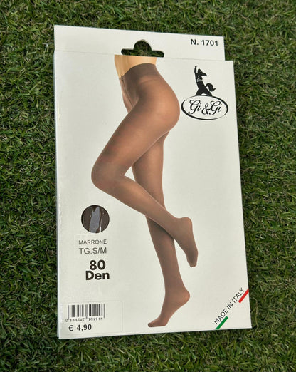 Collant Marrone 80 Den