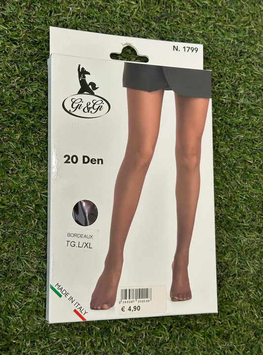 Collant Bordeaux 20den