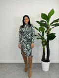 Abito Zebra VERDE art.8222
