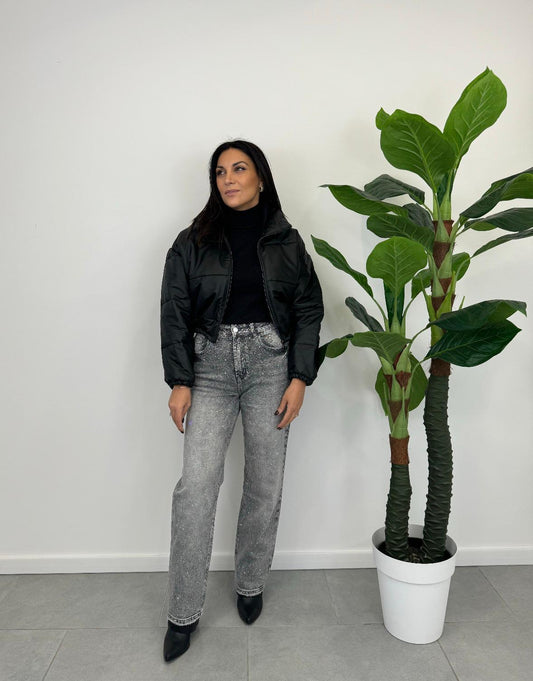 Bomber Kylie Ecopelle Nero