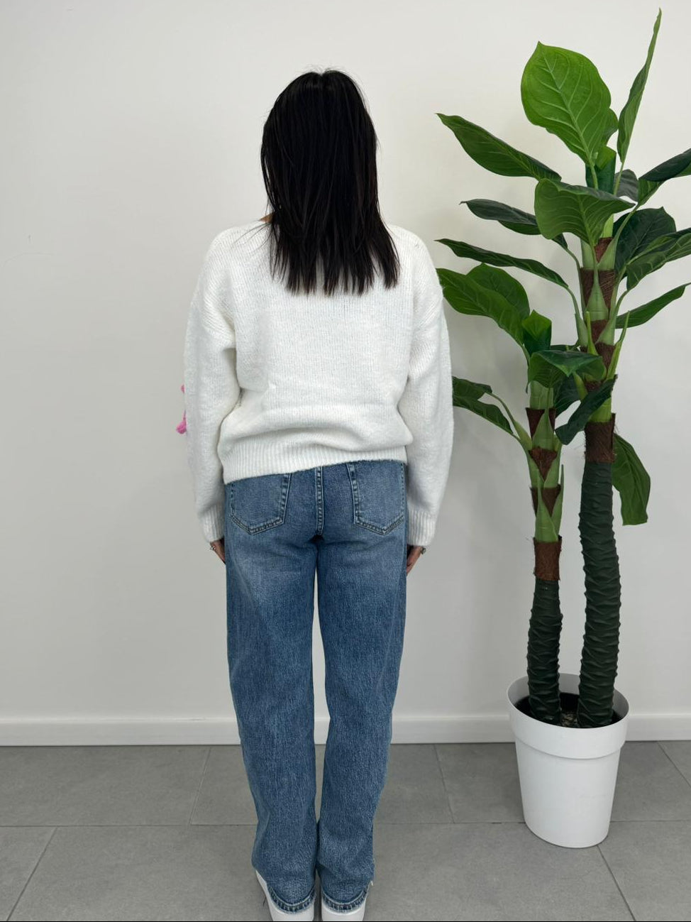 Maglione con Rose 3D