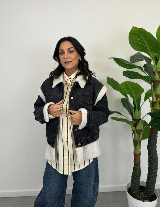 Giacca Paris di Jeans Imbottita art. 10597