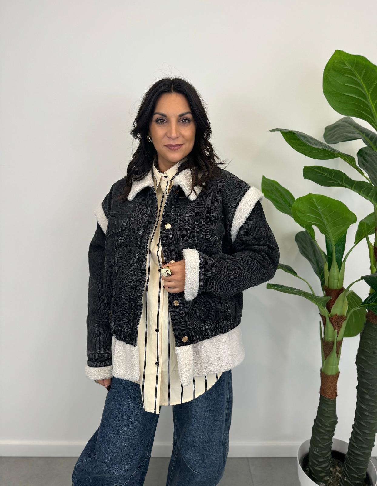 Giacca Paris di Jeans Imbottita art. 10597